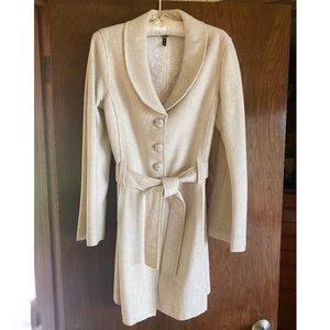 Brand new heather white coat